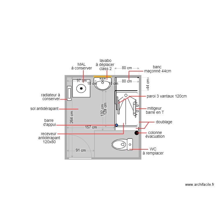 fleurry. Plan de 0 pièce et 0 m2