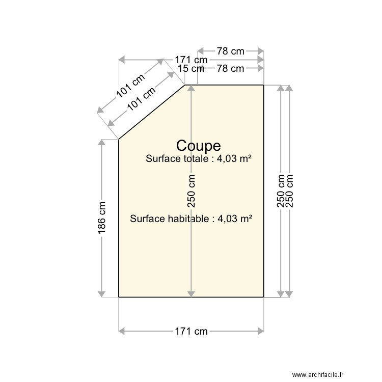 Boyer MAXIME coupe. Plan de 0 pièce et 0 m2