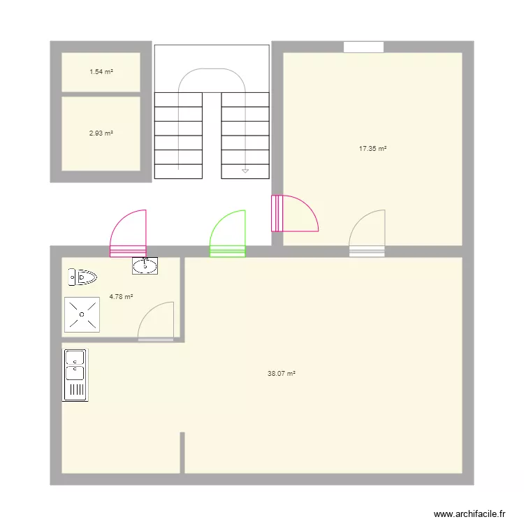 1st floor. Plan de 