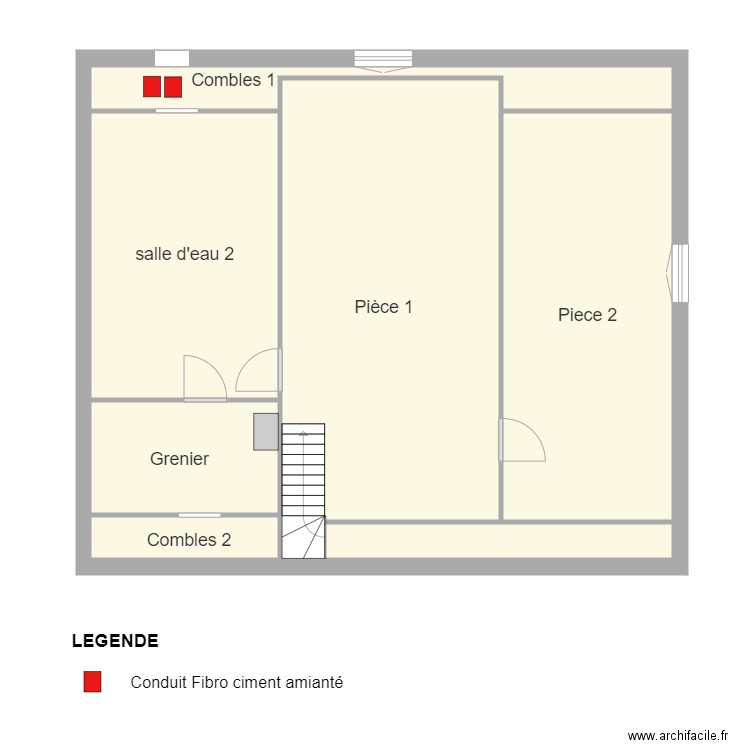 1er Etage fresnais. Plan de 0 pièce et 0 m2