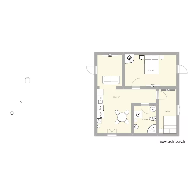 Maison Projet #1. Plan de Maison Projet #1. Plan de
