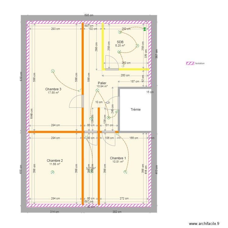 Gatignol Brugières. Plan de 0 pièce et 0 m2