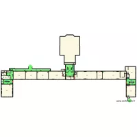 Plan 2&egrave;me &eacute;tage face nord