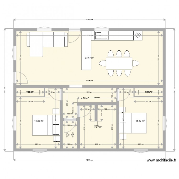 m26. Plan de 0 pièce et 0 m2