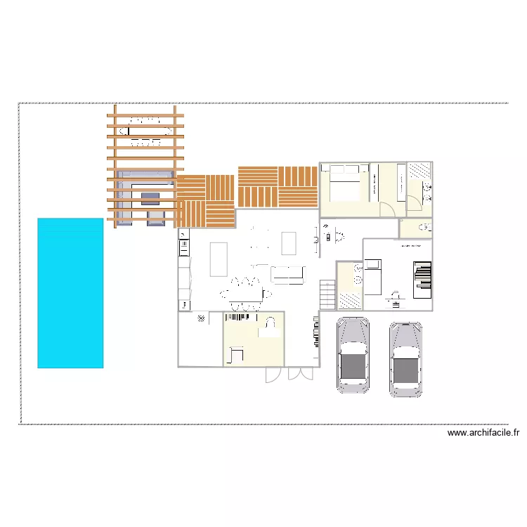maison rdc 2. Plan de 