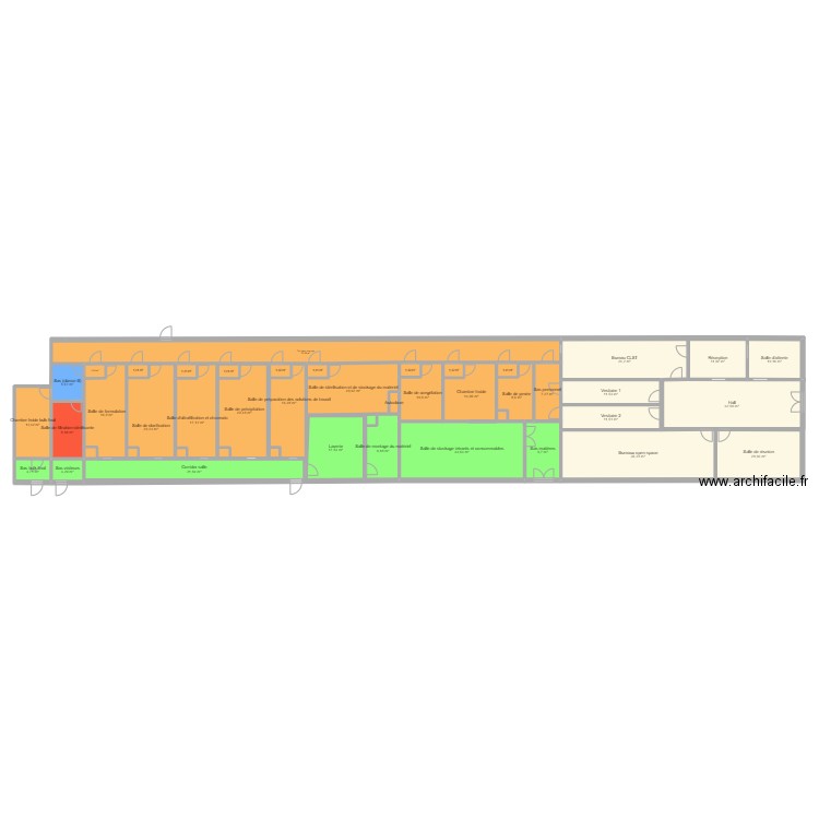 Nouvelle unité production LST. Plan de 0 pièce et 0 m2