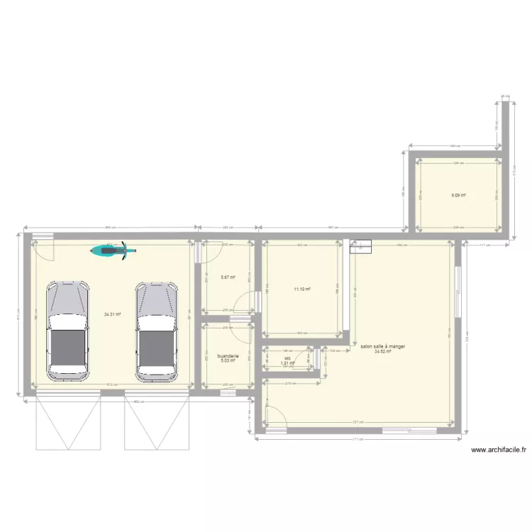 etage. Plan de 