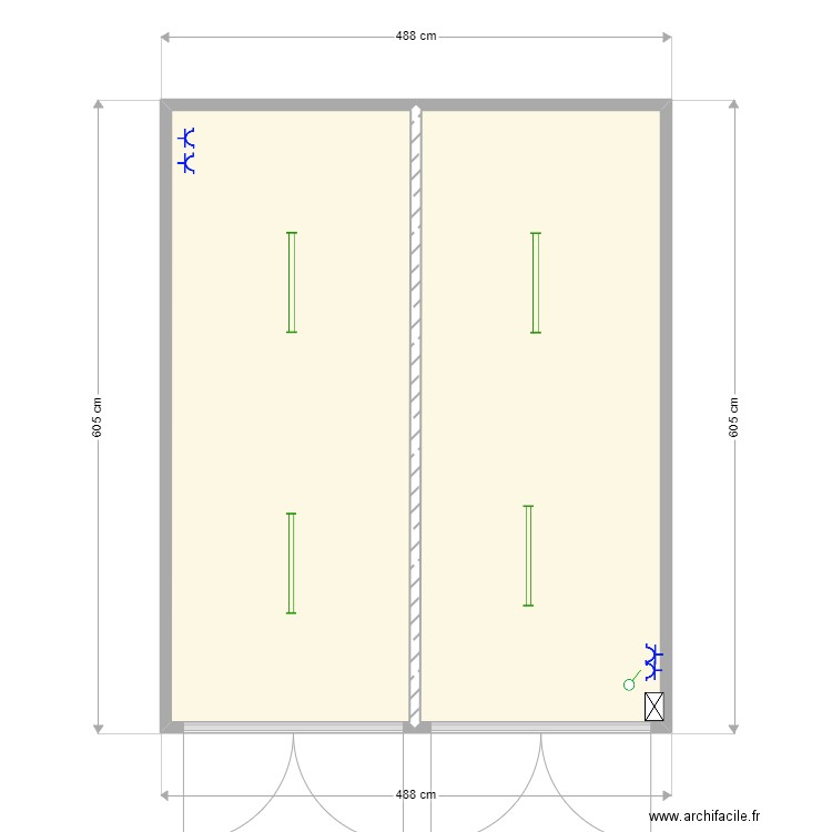 AURA 1. Plan de 2 pièces et 27 m2