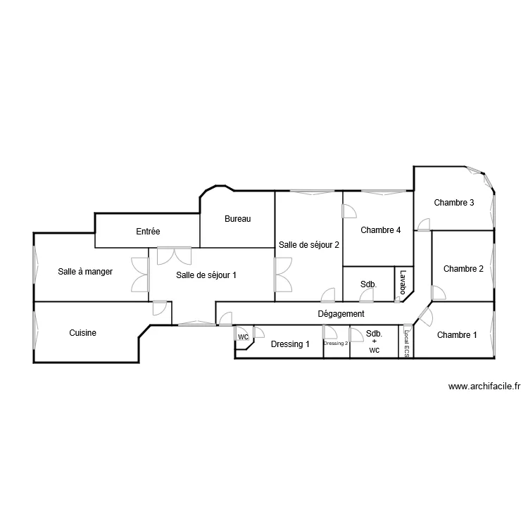 DE PONCINS 1. Plan de 