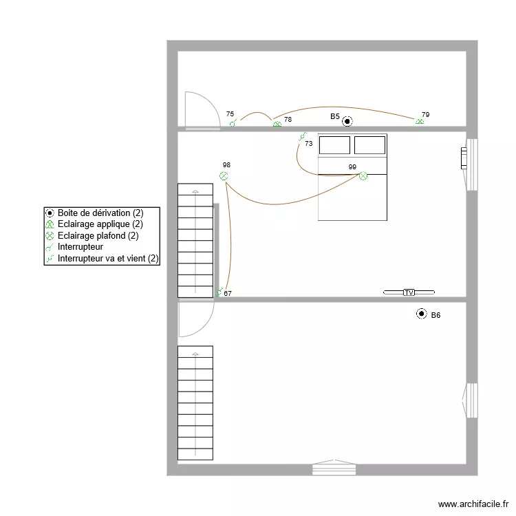 channel log 2Etage ecl. Plan de 