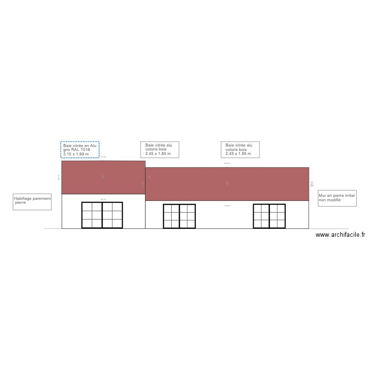 plan facades 1 velit . Plan de 0 pièce et 0 m2