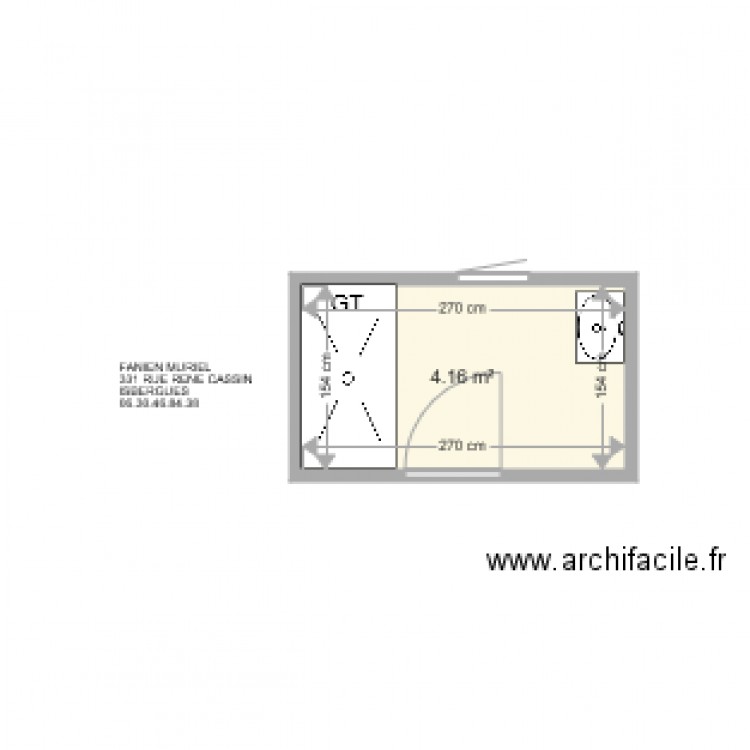 FANIEN MURIEL . Plan de 0 pièce et 0 m2