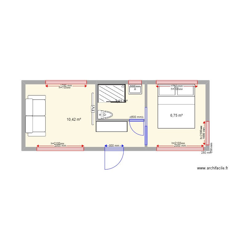  24v2.2. Plan de 0 pièce et 0 m2