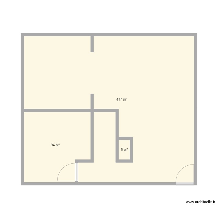 Sous sol désiré. Plan de 0 pièce et 0 m2