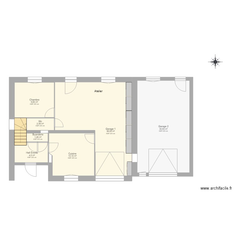 LASPARETS SOUS SOL. Plan de 0 pièce et 0 m2