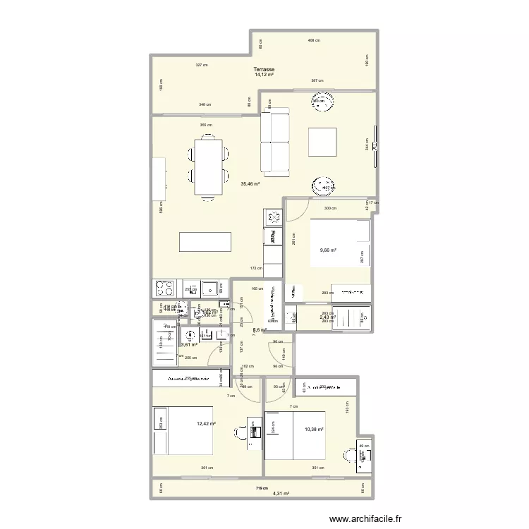 Pornichet T4 VBaseV2. Plan de 