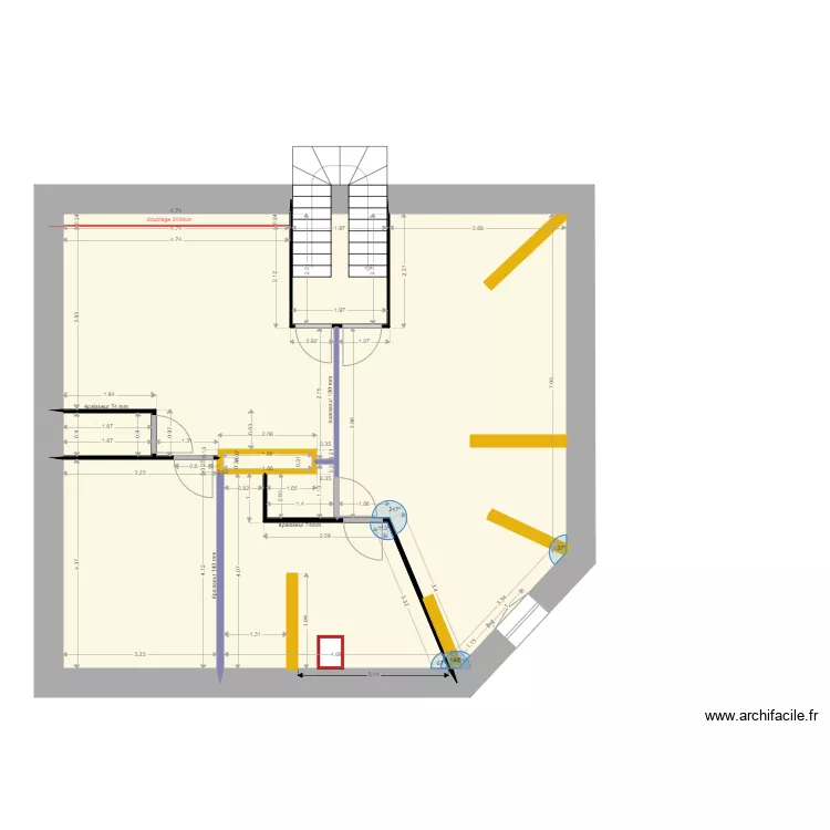 3eme &eacute;tage V08. Plan de 
