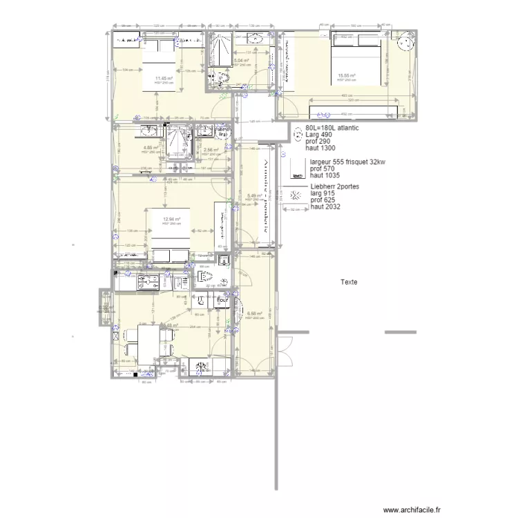 APPART2009191. Plan de 
