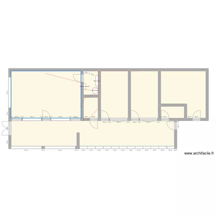 Plan chaufferie. Plan de 