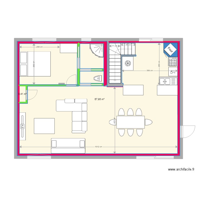 Garage 2020 n21 Cloisons et Amenagements ++. Plan de 0 pièce et 0 m2