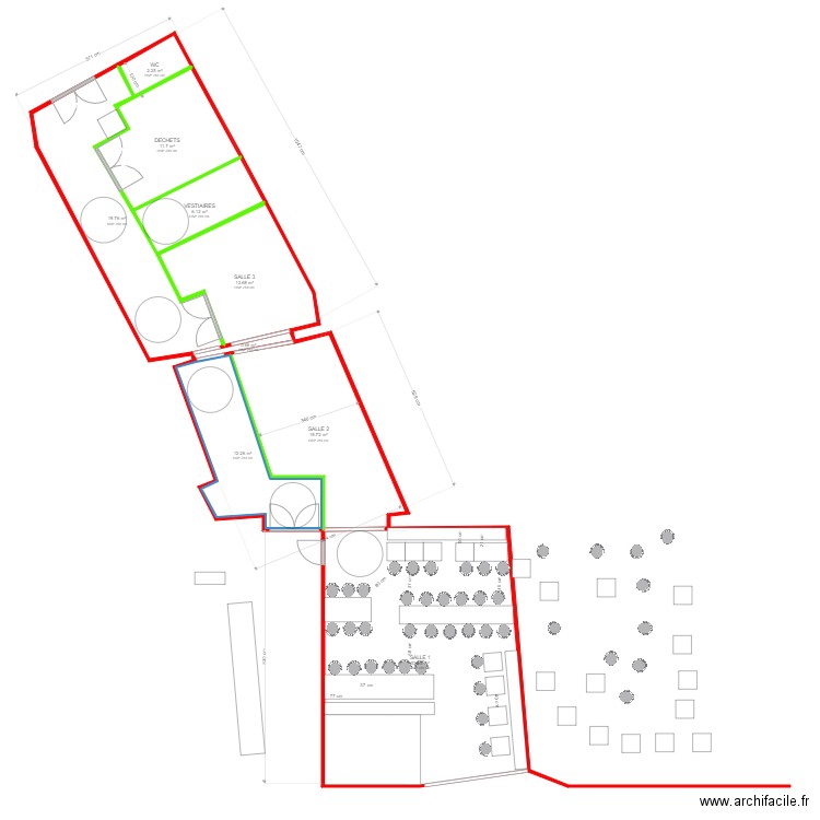 CLERMONT COQUE SALLE 6. Plan de 0 pièce et 0 m2