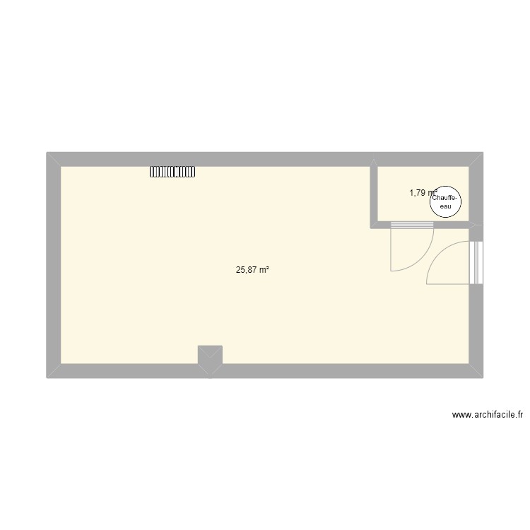 vestiaire. Plan de 0 pièce et 0 m2