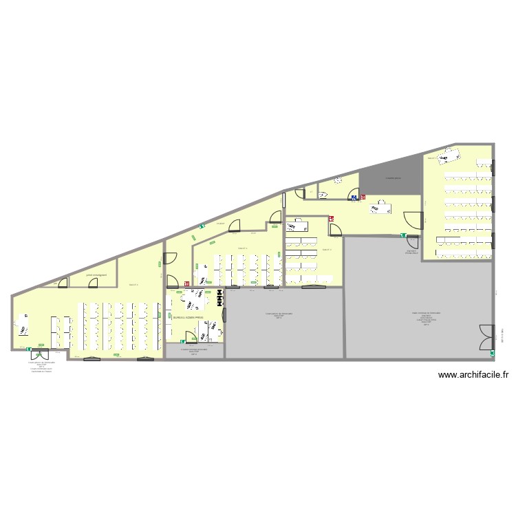 PLAN D ENSEMBLE APRES TRAVAUX INST DU DROIT. Plan de 0 pièce et 0 m2 PLAN D ENSEMBLE APRES TRAVAUX INST DU DROIT. Plan de 0 pièce et 0 m2