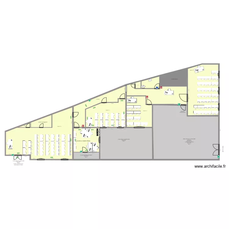 PLAN D ENSEMBLE APRES TRAVAUX INST DU DROIT. Plan de 