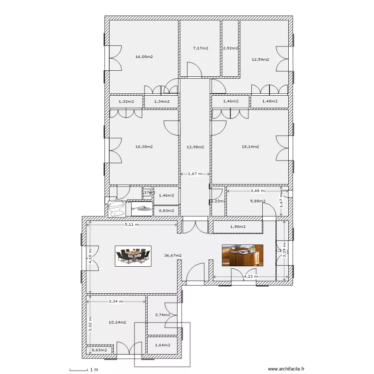 maison pm30. Plan de 