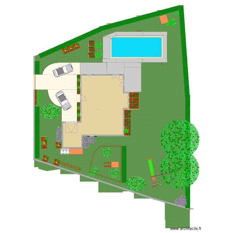 projet piscine 4. Plan de 0 pièce et 0 m2