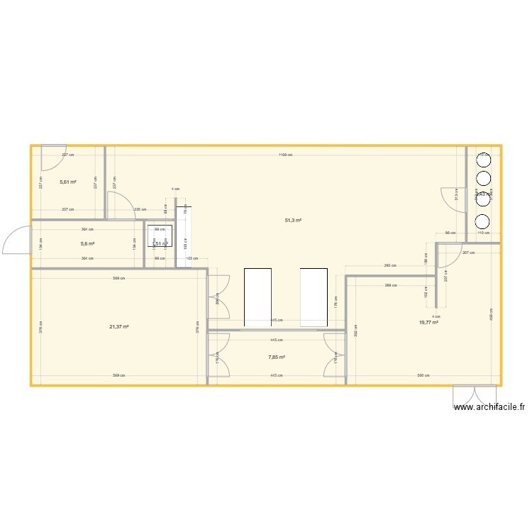 plan from 2022 1. Plan de 8 pièces et 116 m2