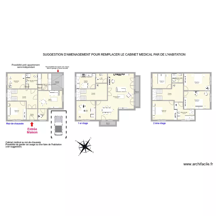 GARNIER villers les nancy. Plan de 