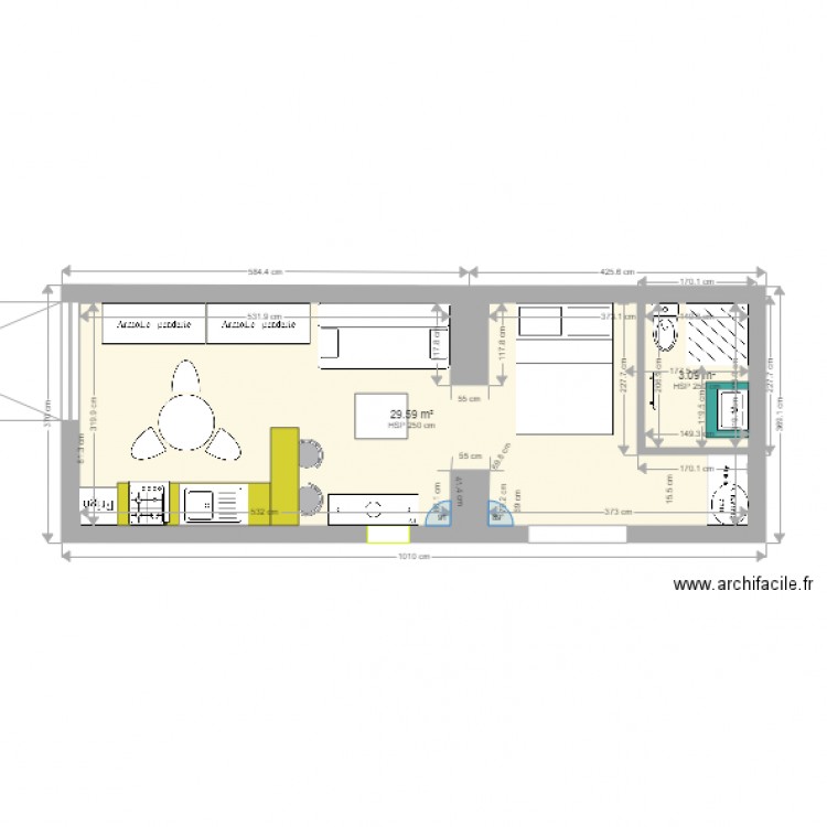 planavril17 sdbtravers. Plan de 0 pièce et 0 m2