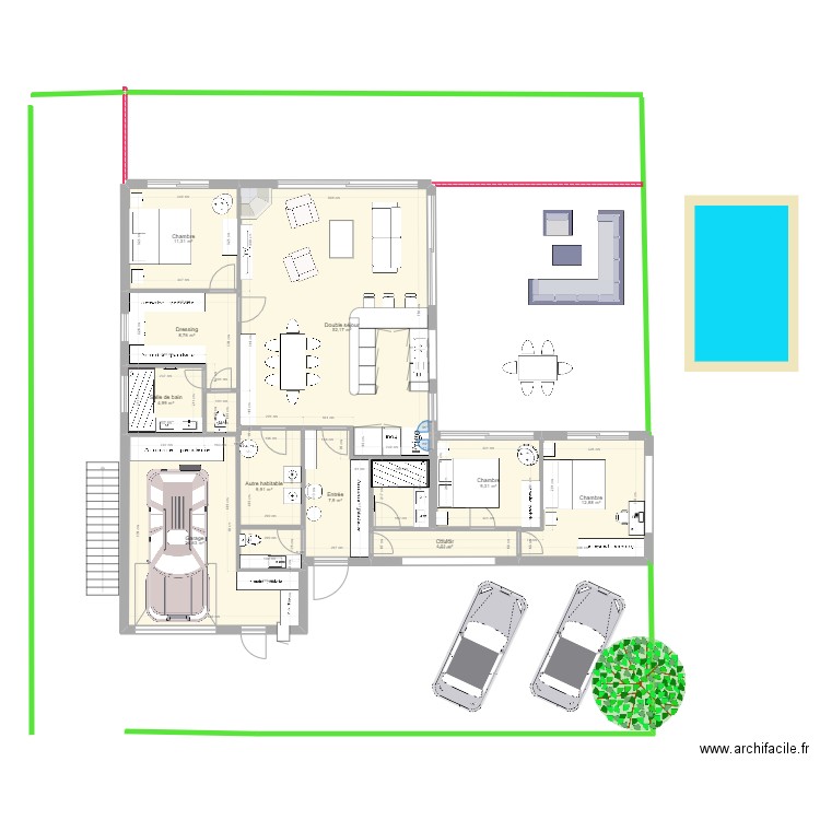 Servolex Maison L CUISINE TERRASSE. Plan de 0 pièce et 0 m2
