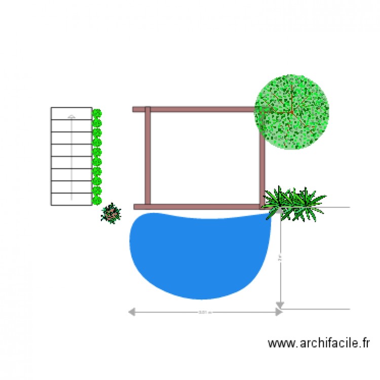 Deck St Paul. Plan de 0 pièce et 0 m2