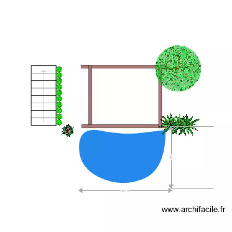 Deck St Paul. Plan de 