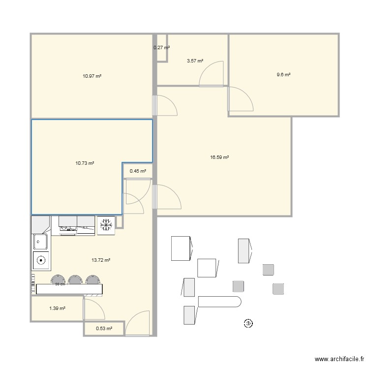 T4 Coutures Renove NRA 5. Plan de 0 pièce et 0 m2