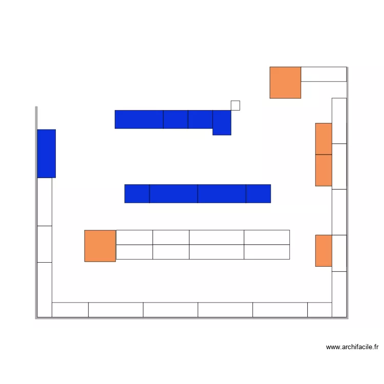 Stock existant. Plan de 