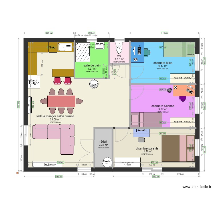 maison des tracard et des maille. Plan de 0 pièce et 0 m2