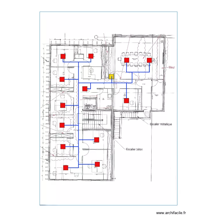 CALLAC R1 RESEAUX CLIMS. Plan de CALLAC R1 RESEAUX CLIMS. Plan de