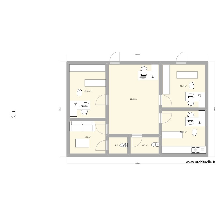plan V3. Plan de 0 pièce et 0 m2
