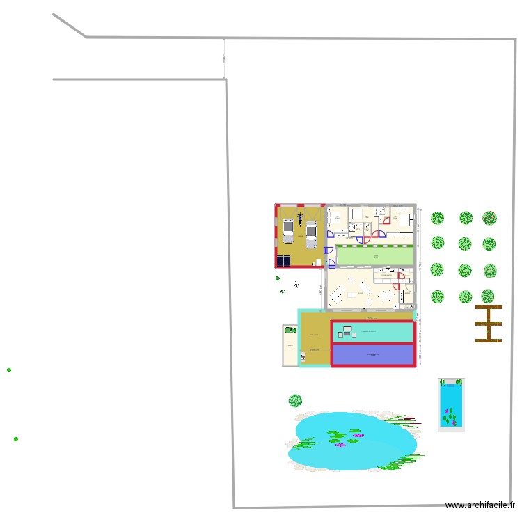 5P SERREDEF ext2. Plan de 17 pièces et 377 m2