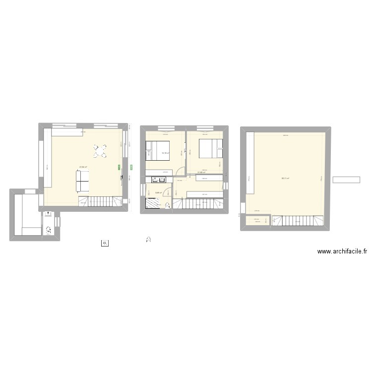MAISON. Plan de 0 pièce et 0 m2