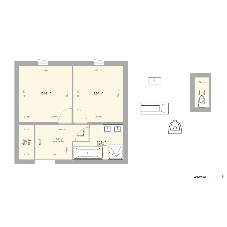 test branc2. Plan de 0 pièce et 0 m2