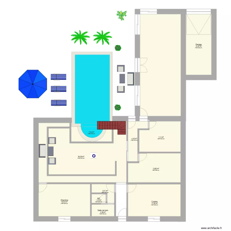ferme almaanaoui. Plan de 