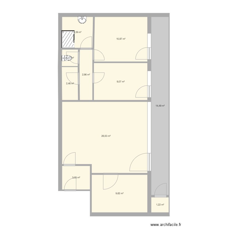 Waremme. Plan de 0 pièce et 0 m2