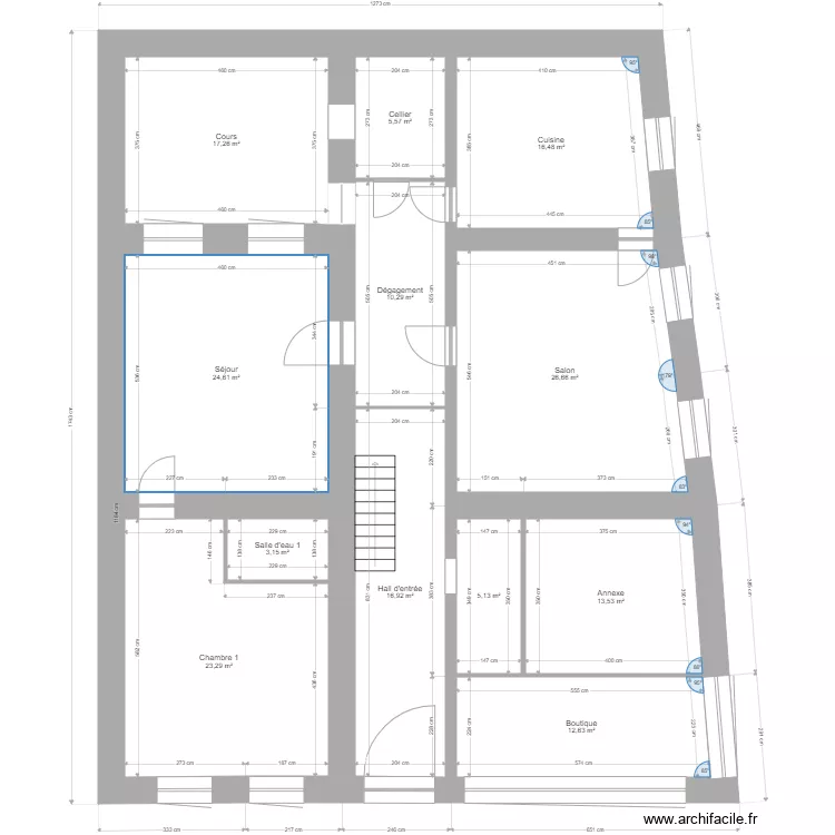 Saint Fulgent RDC. Plan de 