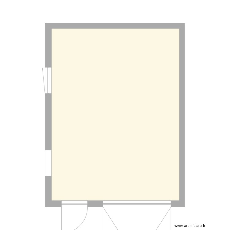 garage. Plan de 0 pièce et 0 m2