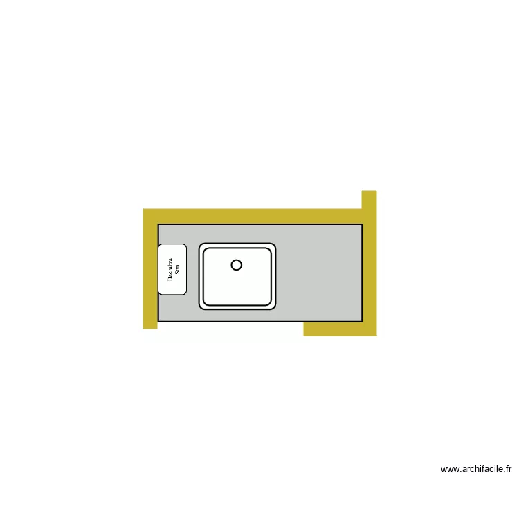 Evier cab ines. Plan de Evier cab ines. Plan de