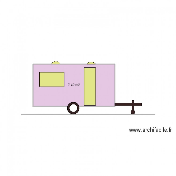 Caravanne 02. Plan de 0 pièce et 0 m2